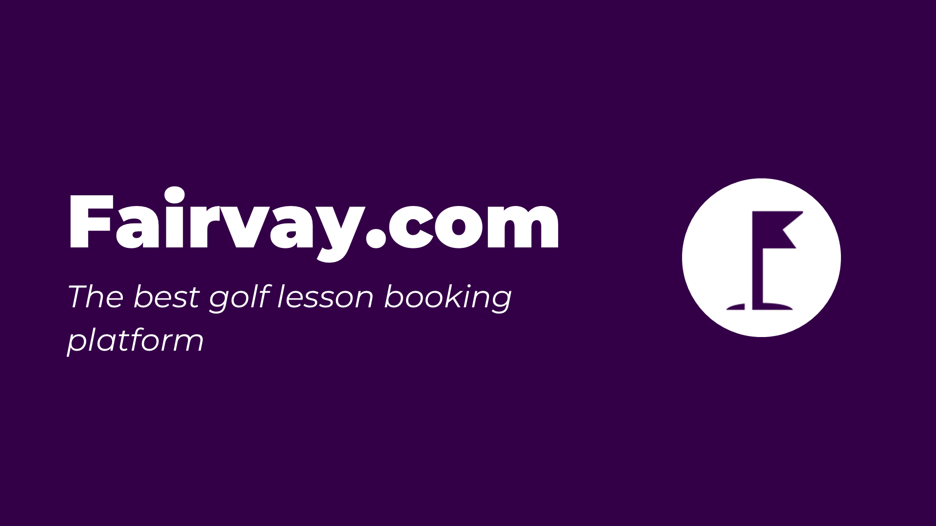 Fairvay - Book Professional Golf Lessons & Instructors Near You